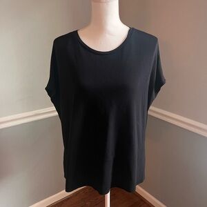 COS Oversized Black Top - Size XS